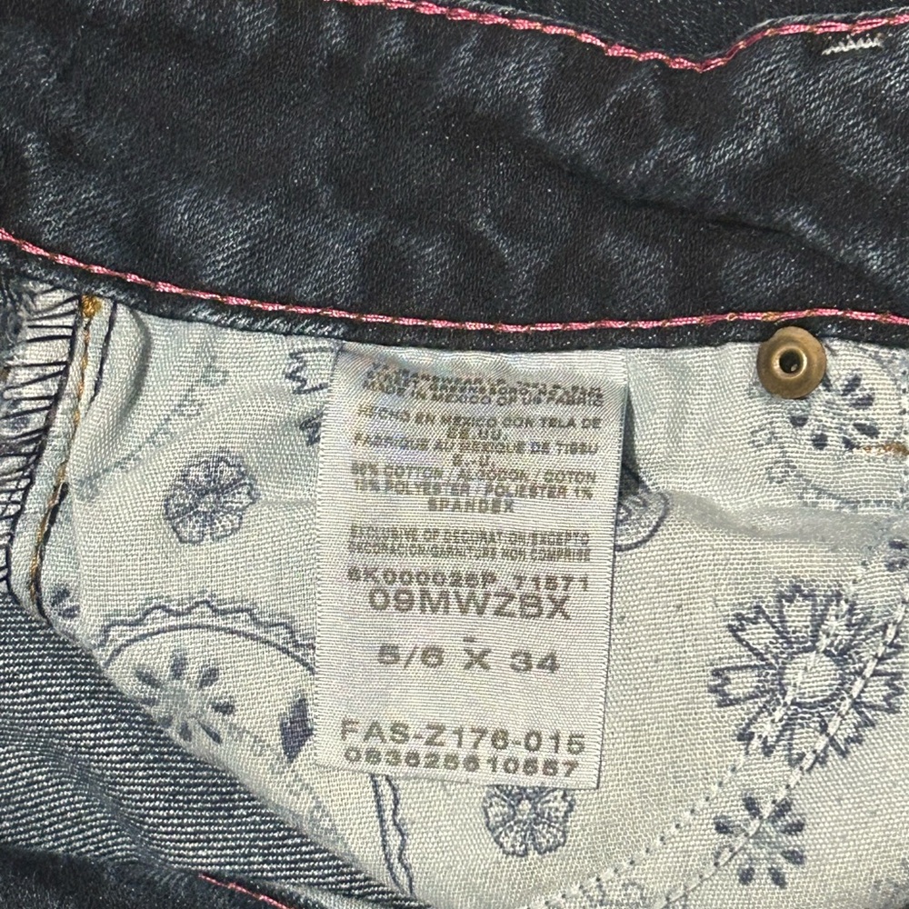 Wrangler Dark Blue Bootcut Jeans - 5/6x34 - Picture 7 of 7